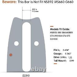 105cc Chainsaw Gas Power with 42'' Guide Bar and Chain Compatible with 070 Mill