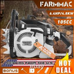 105cc Gas Chainsaw with 36'' Bar Chain Compatible with Stihl MS070 MS090 MS1050
