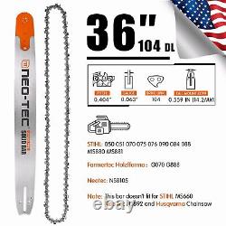 105cc Gas Chainsaw with 36'' Guide Bar Chain Compatible with Stihl G070 070 090