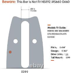 105cc Gas Chainsaw with 42'' Bar and Chain Compatible with 070 For Chainsaw Mill