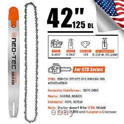 105cc Gasoline Chainsaw with 42'' Guide Bar Chain Compatible with G070 MS070 090