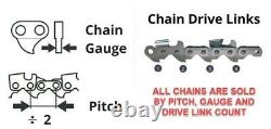 14 CARBIDE Chainsaw Chain 3/8 LP. 050 50 DL many Stihl saws