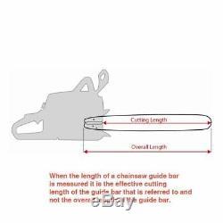 14 Guide Bar And 2 Chainsaw Saw Chains Fits Stihl 018, MS180 And MS181