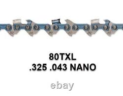 16 Oregon. 325.043 SpeedCut Nano Saw Chain, 80TXL064 64 Drive links