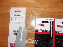 18 Oregon 183SLBA074 chainsaw guide bar + 6 22BPX068G chain 025 MS 250 MS251