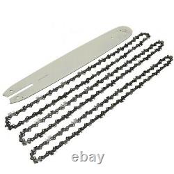 1pc-16Inch-Chain-Saw Guide Bar With 3pcs Chains For STIHL 009 012 021 E180 MS180