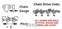 20 Chainsaw Bar 2x Chain Combo D025 mount 3/8.050 72 DL many Stihl saws