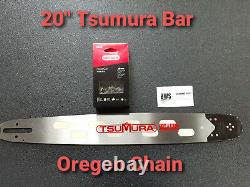20 TsuMura Stihl 038 Chainsaw Light Weight Bar & Chain 3/8.050 202FK4