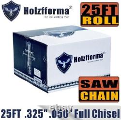 25FT Saw Chain. 325.050 Compatible With Stihl Dolmar Echo McCulloch Homelite