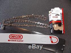 25 Oregon 253RNFE031 chainsaw bar & chain fits Stihl 050 051 075 076 084 088