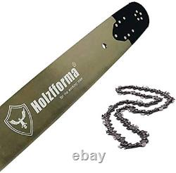 28Inch 3/8.063 92DL Guide Bar Full Chisel Saw Chain Combo Compatible with Stihl