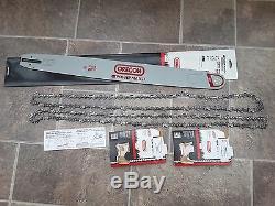 28 Oregon 280RNDD025 chainsaw guide bar & 2 Ripping chain combo for (Stihl) saw