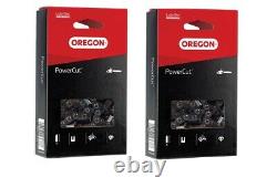 2PK Oregon 73EXL093G PowerCut Saw Chain 28 Husqvarna 5018428-93 581626993