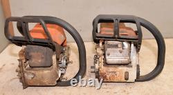 2 Stihl chainsaw MS180C mini boss & MS250 parts logging tool collectible saw lot