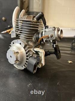 2 stroke 5.18cc 6.5hp chainsaw converted airplane engine. 24x10 prop