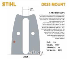 32 Laser TsuMura Ultra Lite Chainsaw Bar 3/8.050 105 DL D025 Mt. Fits Stihl