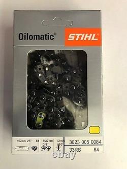 33RS 84 BULK 15 BOXES STIHL NEW CHAINSAW CHAIN SAW 25 in. 3/8.50 84