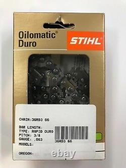 36RD3 66 STIHL 3/8 18 in NEW CARBIDE CHAINSAW CHAIN SAW. 063 66 18 INCH BLADE
