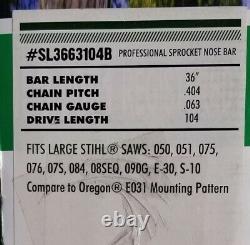 36 Chainsaw Bar uses. 404.063 104 DL chain Fits STIHL 051 075 076 088 MS880