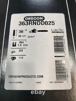 36 Oregon Bar for Stihl MS440 MS441 MS461 MS640 MS660 3/8.063 114DL 363RNDD025