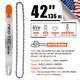 42'' Chainsaw Guide Bar 3/8 0.063 136DL Chain For STIHL MS660 MS661 G660 MS038