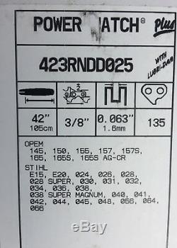 42 Oregon Bar & Chain Combo 3/8 Pitch. 063 Fits Stihl Chain Saws New In Stock