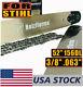 52 3/8.063 152DL Guide Bar Saw Chain For Stihl MS660 MS661 MS650 Chainsaw