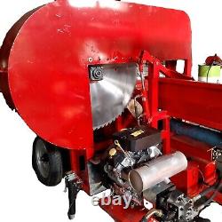 55 Ton Circular Saw Firewood Processor with Hydraulic Chain Table and Conveyor