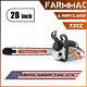72cc Chainsaw Gas Power Head with 28'' Guide Bar Compatible with MS381 MS380 038