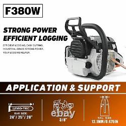 72cc Chainsaw Gas Power Head with 28'' Guide Bar Compatible with MS381 MS380 038