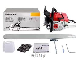 72cc Chainsaw Gasoline Power with 28'' Guide Bar Chain Compared To Stihl MS381