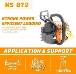 72cc Gas Chainsaw 2-Cycle Power Head Compatible with MS 038 380 381 No Bar/Chain