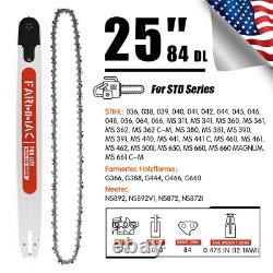 72cc Gas Chainsaw Power Chain Saws Compatible with MS381 MS380 038 With 25'' Bar
