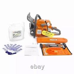 72cc Gas Chainsaw with 25'' Guide Bar and Chain Compatible with MS381 MS380 038