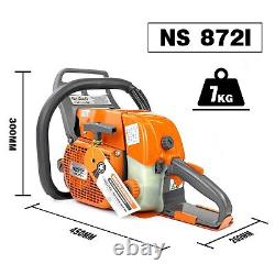 72cc Gas Powered Chainsaw with 28 Bar and chain Compatible with MS 038 380 381