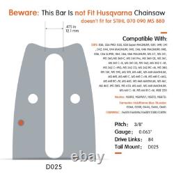 72cc Gasoline Chainsaw Power with 25'' Bar Chain Compatible with MS 038 380 381