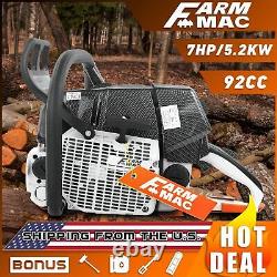 92cc Chainsaw Gasoline Power with 25'' Bar Chain Compatible with Stihl 660 G660