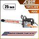 92cc Gas Chainsaw with 25'' Bar Chain Compatible with MS660 For Milling Cut Wood