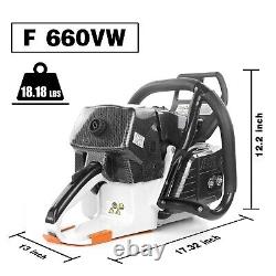 92cc Gas Chainsaw with 25'' Bar Chain Compatible with MS660 For Milling Cut Wood