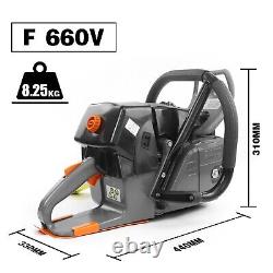 92cc Pro Gas Chainsaw with 25'' Bar Chain Compatible with MS660 For Milling Wood