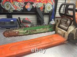 As Is STIHL MS170 CHAINSAW Gas Powered Chainsaw Chain Saw READ (QUC025339)