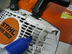 As-is Stihl Ms362 Gas Powered Chainsaw 25 Bar And Chain 59cc