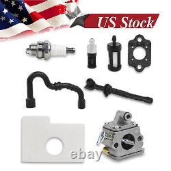 Carburetor For Stihl MS170 MS180 017 018 Chainsaw With Filter Tune Up Kit