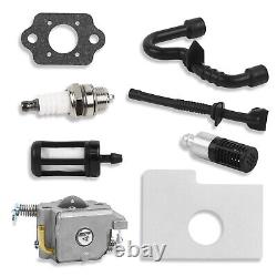 Carburetor For Stihl MS170 MS180 017 018 Chainsaw With Filter Tune Up Kit