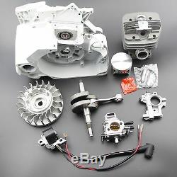 Complete Parts For Stihl MS660 066 Chainsaw Crankcase Gas Fuel Tank Engine Motor