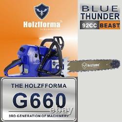 Farmertec Holzfforma G660 FOR MS660 066 Chainsaw 92CC WT 25 guide bar saw chain