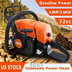 For Stihl MS380 MS381 Top Handle Chainsaw Gas Power Head Fit For 24/36 in Bar