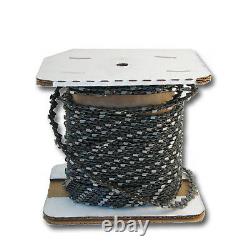 Forester 100 Ft Roll Chain Saw Chain, Fit Stihl, Husky, Echo 3/8 Pitch, 050 Gauge