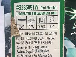 Forester 28 Pro Bar And Ripping Chain Saw Chain 3/8-050-91 Fits Stihl