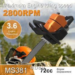 G388 Gasoline Chainsaw Power Head Compatible with For Stihl 038,038 AV, MS380